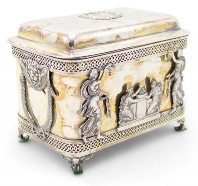 Continental German Neo Classic Silver Box