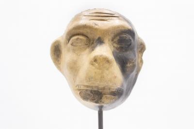 Continental German Terra Cotta Monkey Mask