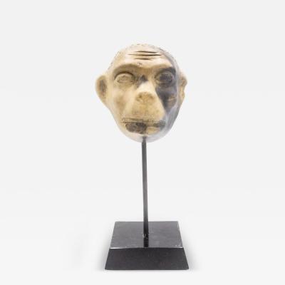 Continental German Terra Cotta Monkey Mask