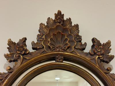 Continental Giltwood Arched Wall Mirrors USA 20th c 