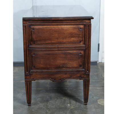 Continental Neoclassical Walnut Commode