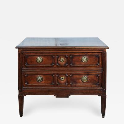 Continental Neoclassical Walnut Commode