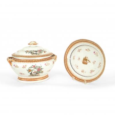 Continental Porcelain Soup Tureen