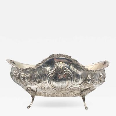 Continental Silver Centerpiece Bowl With Cherubs