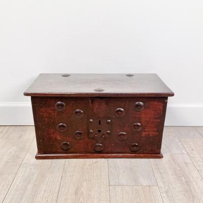 Continental Strong Box with Iron Decoration