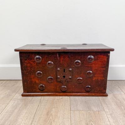 Continental Strong Box with Iron Decoration