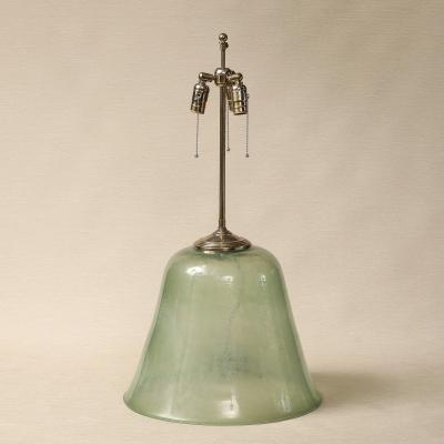 Converted Cloche Table Lamp