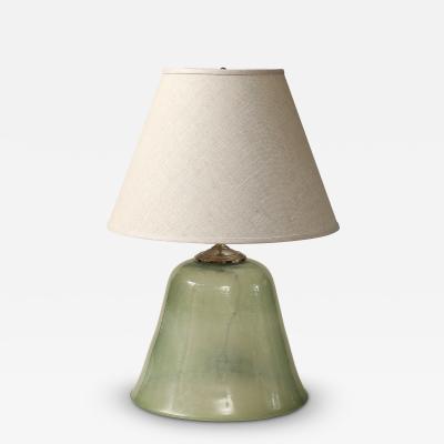 Converted Cloche Table Lamp