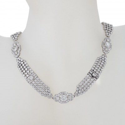 Convertible Diamond Collar Necklace