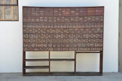 Coolest French Industrial Workshop Cabinet