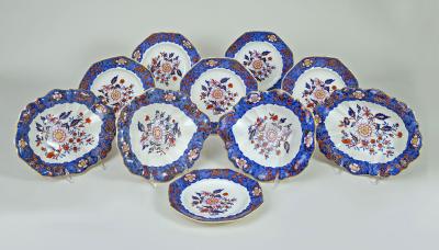 Copeland Garrett Late Spode Ten Piece Dessert Set