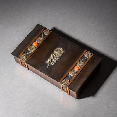 Copper Jewelry Box by Lignifer Hungary 1970s
