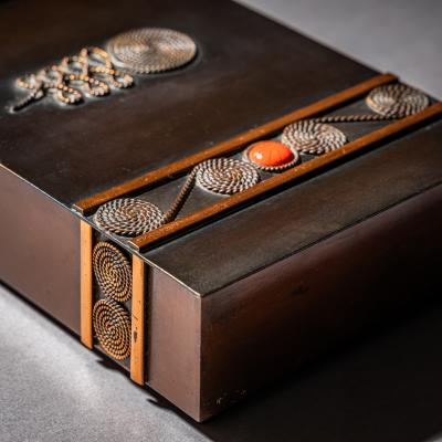 Copper Jewelry Box by Lignifer Hungary 1970s