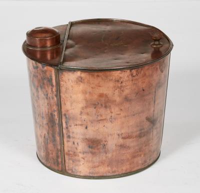 Copper Lidded Kindling Bin