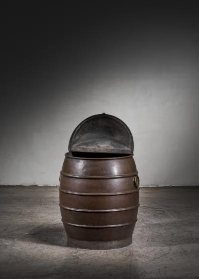 Copper water barrel