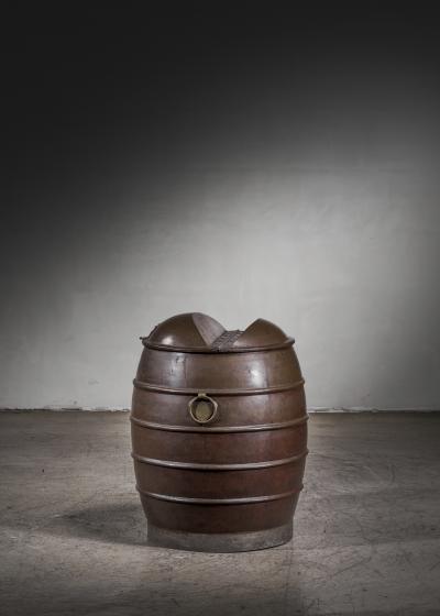 Copper water barrel