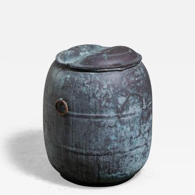 Copper water barrel from Sweden