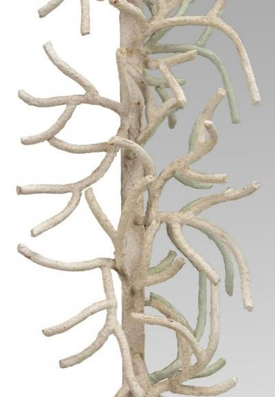 Coral motif mirror
