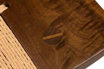 Corda Bench Footstool Natural Papercord 