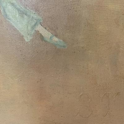 Corinne Tichadou COMEDIA DELL ARTE Oil painting by Corinne Tichadou