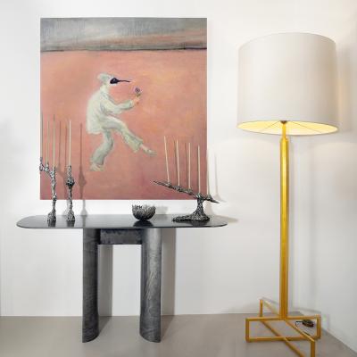 Corinne Tichadou COMEDIA DELL ARTE Oil painting by Corinne Tichadou