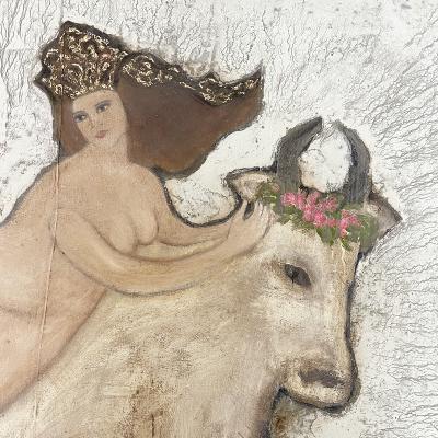 Corinne Tichadou EUROPE Europa and Zeus Oil painting by Corinne Tichadou