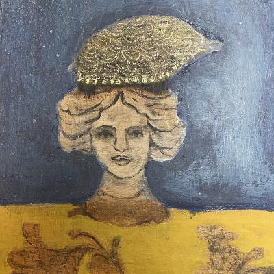 Corinne Tichadou LES POUP ES The Dolls Oil painting by Corinne Tichadou