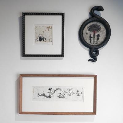 Corinne Tichadou THE GARDEN OF THE INNOCENTS Engraving by Corinne Tichadou