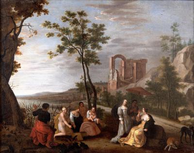 Cornelis Adamsz Willaerts The Finding of Moses