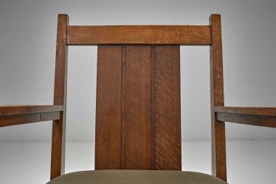Cornelis van der Sluys Amsterdamse School Armchair by Cornelis van der Sluys Netherlands 1920s