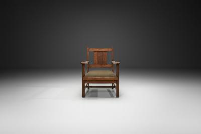 Cornelis van der Sluys Amsterdamse School Armchair by Cornelis van der Sluys The Netherlands ca 1920s
