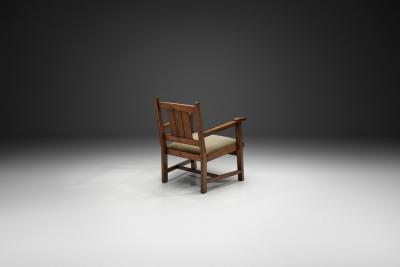 Cornelis van der Sluys Amsterdamse School Armchair by Cornelis van der Sluys The Netherlands ca 1920s