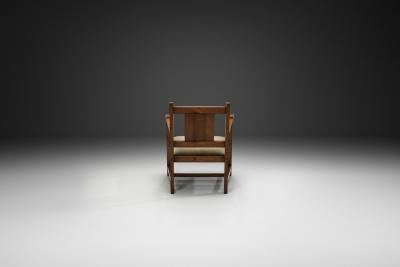 Cornelis van der Sluys Amsterdamse School Armchair by Cornelis van der Sluys The Netherlands ca 1920s