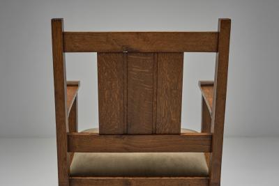 Cornelis van der Sluys Amsterdamse School Armchair by Cornelis van der Sluys The Netherlands ca 1920s