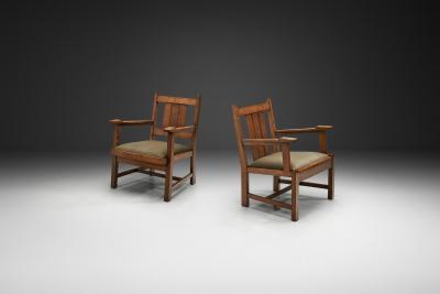 Cornelis van der Sluys Pair of Armchairs by Cornelis van der Sluys The Netherlands 1920s
