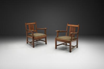 Cornelis van der Sluys Pair of Armchairs by Cornelis van der Sluys The Netherlands 1920s