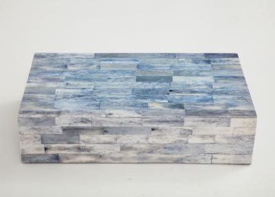 Cornflower Blue Bone Tile Box