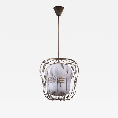 Corona Belysning Decorated metal pendant lamp by Corona Belysning