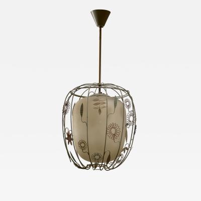 Corona Belysning Decorated metal pendant lamp by Corona Belysning