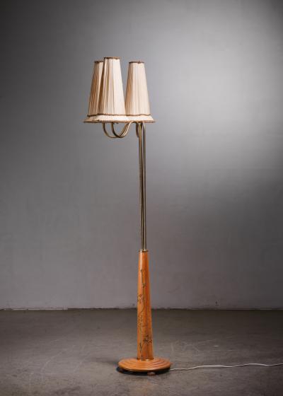 Corona floor lamp with 3 shades