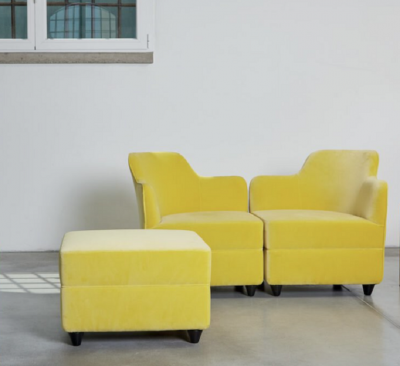 Corrado Corradi Dell Acqua Angolo Ottoman by Corrado Corradi Dell Acqua