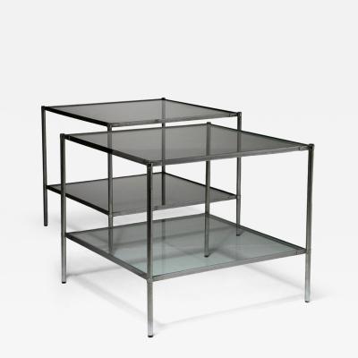 Corrado Corradi Dell Acqua Pair of Montecarlo Side Tables by Corrado Corradi dellAcqua for Azucena