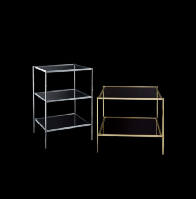 Corrado Corradi Dell Acqua Tavolino Montecarlo by Corrado Corradi Dell Acqua Two Shelf
