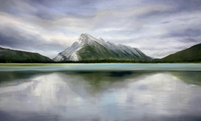 Corrinne Wolcoski Morning Calm Mt Rundle