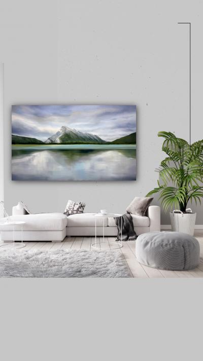 Corrinne Wolcoski Morning Calm Mt Rundle
