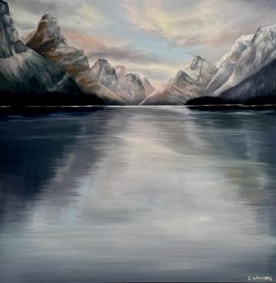 Corrinne Wolcoski Summer Skies Maligne Lake