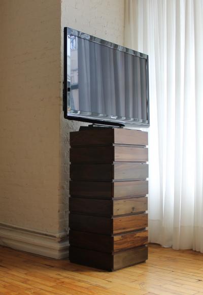 Costantini Baccello Custom Modern Modular Rosewood Drawer Units