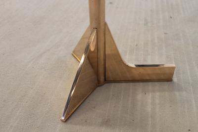 Costantini Design Bellance Occasional Cigarette Table in Cast Bronze and Glass