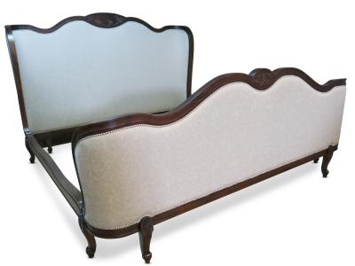 Costantini Design Costantini s Louis XV Bed in Argentine Rosewood with Custom Carving