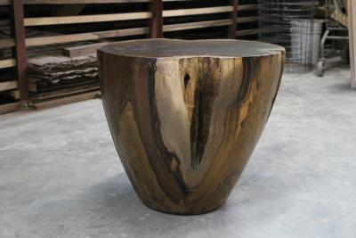 Costantini Design Francisco Carved Solid Rosewood Occasional Table Customizable